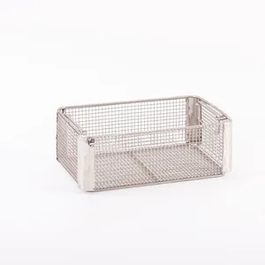 High Performance 304 Stainless Steel Woven Wire Mesh Storage Basket thumbnail-4