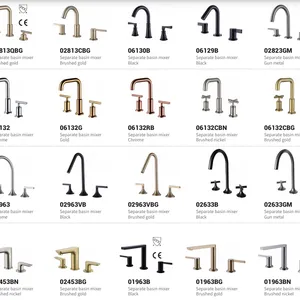 Durability Reduced Energy Consumption Clean and Convenient Separate Basin/bathtub Mixer thumbnail-1