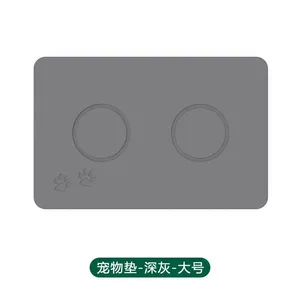 Stone Pet Food Feeding Mat Water Absorbing Diatomite Mats for Pets thumbnail-3