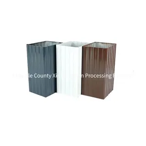 Supply of Large-diameter Rainwater Pipes, Aluminum Alloy Drainage Pipes, and Prefabricated Downpipes for Light Steel Villas thumbnail-2