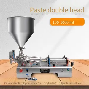 Universal Stainless Steel Double-head Filling Machine for Laundry Detergent, Shampoo, and Hair Conditioner, Quantitative Filling Equipment, Customization Supported thumbnail-4