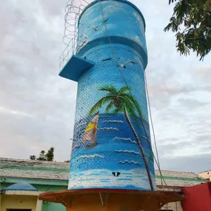 High-altitude Rope Painting in Huan County, Qingyang - Spider-man Wall Painting - Painting, Graffiti, and Hand-painted Walls on Cooling Towers, Cooling Water Towers, and Chimneys thumbnail-3