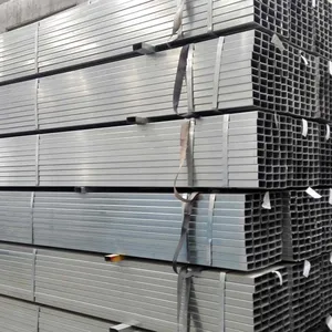 Pre-Galvanized Square&Rectangular Hollow Section Construction Steel Pipe Manufacture thumbnail-1