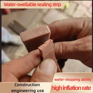 Fast Water Absorption Swelling Waterstop Strip Anti-Corrosion Rubber Sealing Strip for Bridge Dam Project thumbnail-2