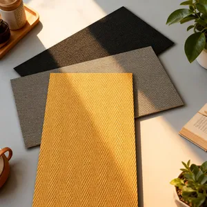 Hemp Rope Textured Stone Veneer Panels for Wall Decor thumbnail-4