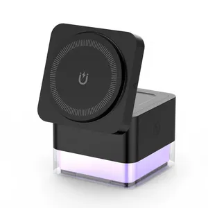 NEW Branded 3-in-1 Wireless Charger With LED Light thumbnail-2