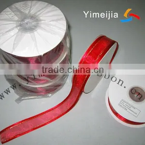 Satin Edge Design Sheer Organza Ribbon thumbnail-1