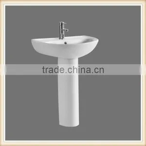 White Porcelain Bathroom Sink Faucets Corner Vanity Sink Rectangular Vanity Sink thumbnail-1