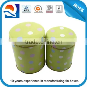 Chinese Custom Round Tea Tin Box Set Round Tea Tins Wholesale thumbnail-1
