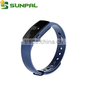 High Quality Medical Level Monitor Body Heart Rate Sleep Control Smart Bluetooth Watch Bluetooth 4.0 Smart Watch ID107 HR Quality Choice thumbnail-1