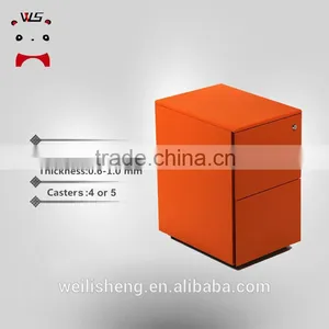Luoyang WLS Metal Small Mobile Filing Cabinet With Drawer Of High Quality For Office thumbnail-1