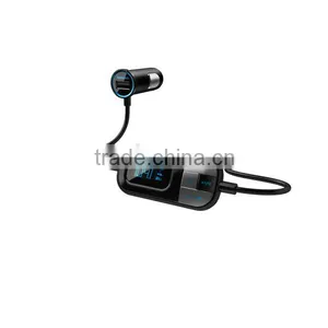 2014 Best Car fm Transmitter ,USB Output Function for Your Other Devices Charge thumbnail-1
