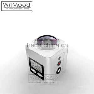 CUBE360 Mini Sports Action Camera 4K 360 Degree Panoramic VR Camera Build-in WiFi thumbnail-1