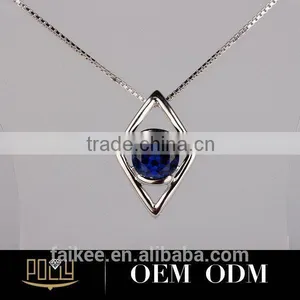 Popular Lady Silver Pendant Fancy Owl Necklace thumbnail-1