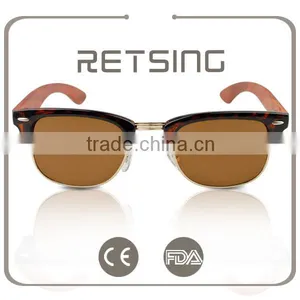 2016 New Fashion Factory Bamboo And Wood Sunglasses thumbnail-5