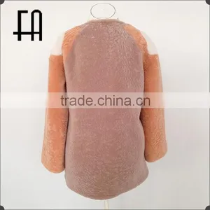 Short Design European Style Women Wool Coat thumbnail-2