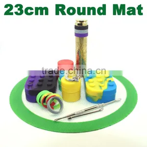 Custom Logo Printing and Size Silicone Dabber Mat Silicone Mat Jar Tool Silicone Mats for Oil Wax thumbnail-3