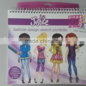 Monster Fashion Sketch Portfolio Plastic Drawing Stencil Book thumbnail-1