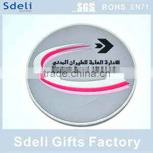 Factory Made Custom Logo Promotional Soft Pvc Cup Coaster thumbnail-1