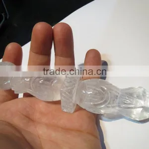 Natural Crystal Quartz Carved Wands thumbnail-2