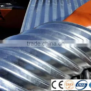 Hot Dipped Galvanized Spiral Steel Pipe With Corrugated thumbnail-1