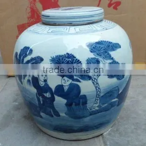 Chinese Antique Ceramic Vase/white and Blue Ceramic Vase Quality Choice thumbnail-1