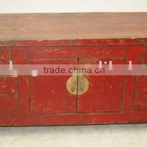 Antique Chinese Low Cabinet thumbnail-1