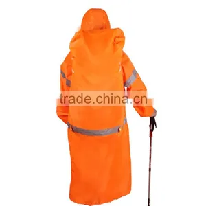 Outdoor Mountaineering Travel Super Light Backpack Cover Connected Raincoat thumbnail-3