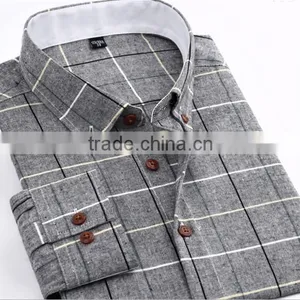 Custom Made Stylish Check Shirts for Men 100% Polyester Shirts thumbnail-5