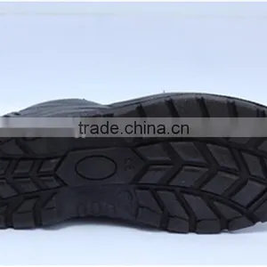 2014 New Leather High Heel Steel Toe Pu Injection Safety Shoes thumbnail-4