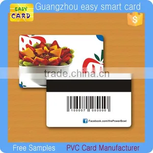 PVC Barcode Card With Magnetic Stripe thumbnail-1
