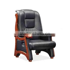 2015 Arrival Leather Wooden Office Chair thumbnail-1