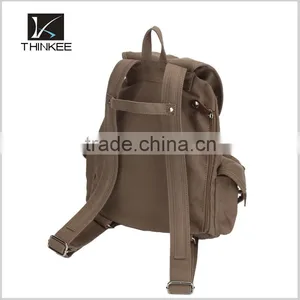 Girls Canvas Drawstring Backpack Light Weight Drawstring Bags Foldable Drawstring Backpack thumbnail-3