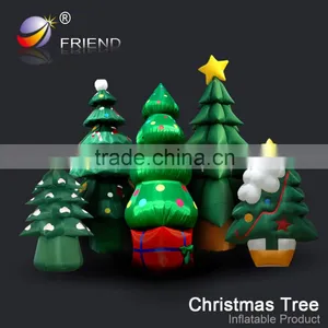 New Year 2016 Wholesale Inflatable Christmas Trees White 7ft thumbnail-1