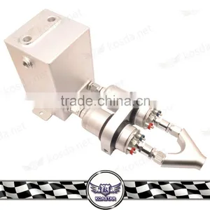 With Dual 044 Fuel Pump Fuel Surge Tank,Aluminum Fuel Surge Tank thumbnail-2