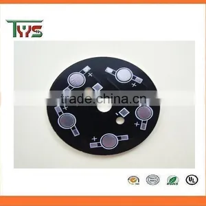 Black & White Soldermask Aluminum Pcb With 1 Layer and 1oz Copper Thickness thumbnail-1