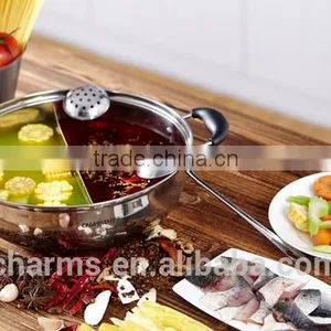2015 Charms Food Warmer Hot Stainless Steel Pot& High Quality Charms Buffet Chafing Dish& Non-stick Induction Cookware Cooker thumbnail-2