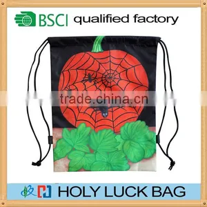 2016 Christmas Gift Nylon Polyester Drawstring Bag Rucksack HL-PB044 thumbnail-3
