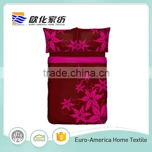 Cotton Bed Sheets Sets Home 4pc Bedding Set thumbnail-5