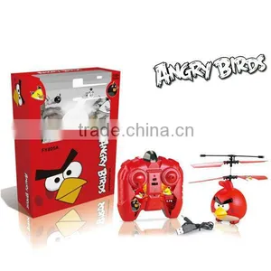 rc Red Bird Helicopter rc Flying Bird Flying Bird Toy thumbnail-1