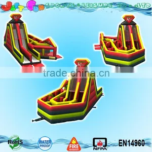 41ft Long Double Rush Inflatable Slide Obstacle for Sale Supplier's Choice thumbnail-1