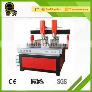 Jinan Hot Sale 1.5kw Water Cooling Spindle Best Price Ball Screw 3d Woodworking Cnc Engraving Machine thumbnail-2