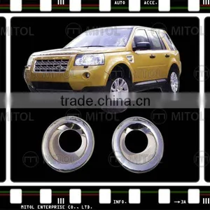 For LAND ROVER FREELANDER Chrome Fog Lamp Rim Cover Frame thumbnail-1