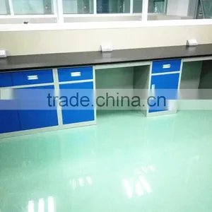 Steel Laboratory Furniture Work Bench With Reagent Rack thumbnail-6