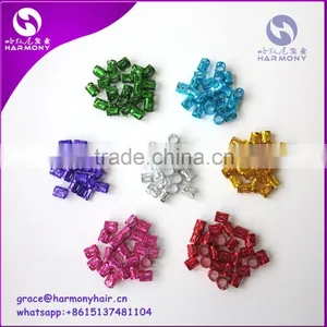 NEW ARRIVE Dreadlock Beads for Braided Box Braiding, Twist Braids, Dreadlock Hair Extension 7mm Hole 7 Colors thumbnail-2