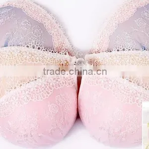 Female Self-adhesive Sexy Bra Seamless White Lace Sponge Bra thumbnail-6