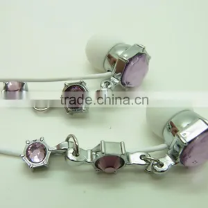 Jewelry Bling Crystal Earbud for Girls thumbnail-3