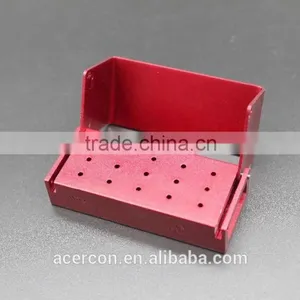 15 Holes Dental Bur Holder (Dark Red) thumbnail-3