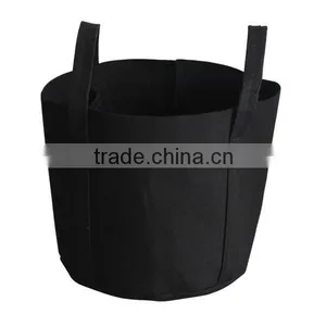 Wholesale Hydroponics 1,2,3,5,10,15,20,25 Gallon Large Fabric Grow Bag/pots With Side Holes thumbnail-1