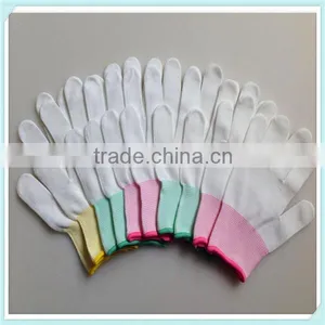 Electronics Industry 13 Gauge Knitted White Nylon Gloves 4131 thumbnail-1